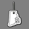 Zippy Clip & State of Rhode Island Shaped Tag